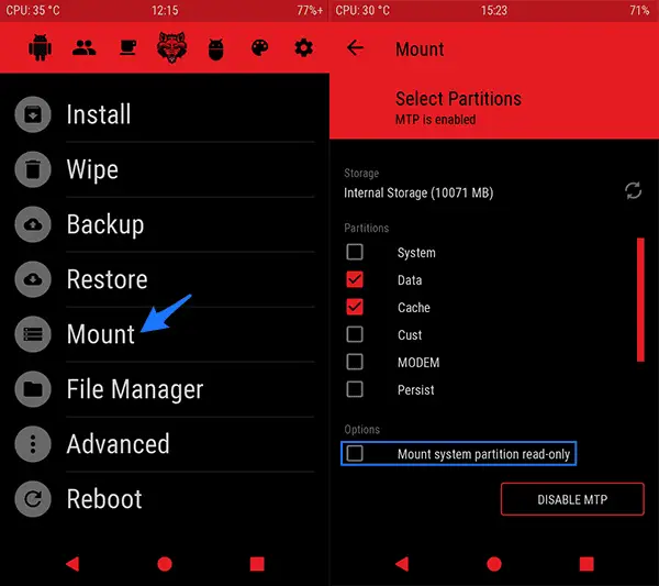 Cara Pasang TWRP RedWolf Redmi Note 3 Pro/SE (Kenzo/Kate)