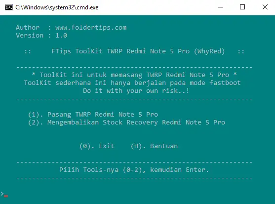 Cara Pasang / Install TWRP dan ROOT Redmi Note 5 Pro (WhyRed)